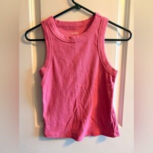 Old Navy Pink Ribbed Tank